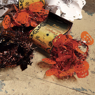 Pumpkin Tinsel Garland