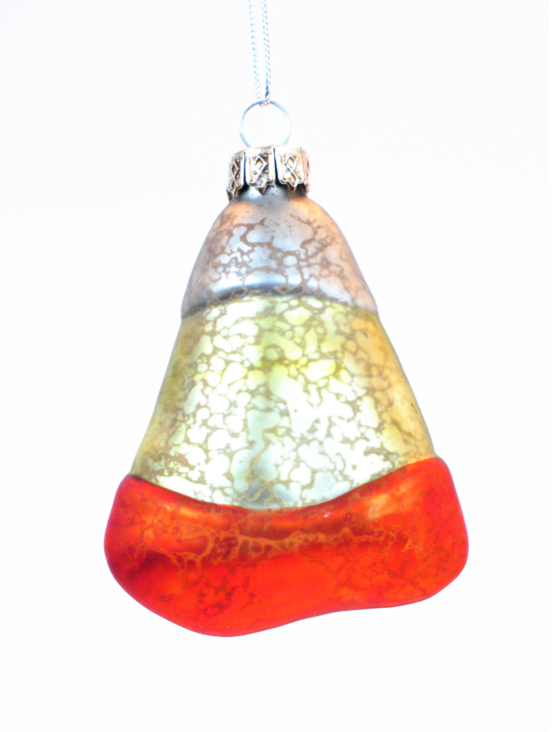 Glass Candy Corn Ornament