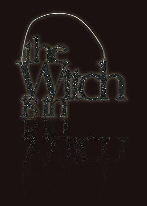 The Witch is in Black Glittered Sign