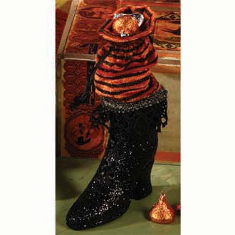 Glittered Witch Boot