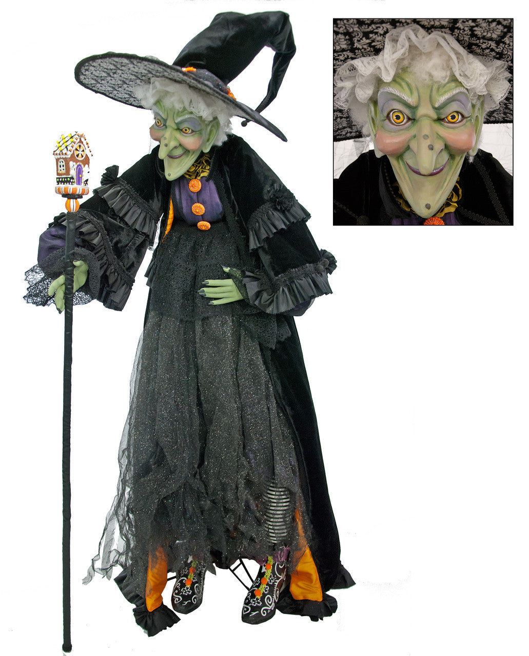 Greta Storybook Witch - Lifesize Halloween Doll