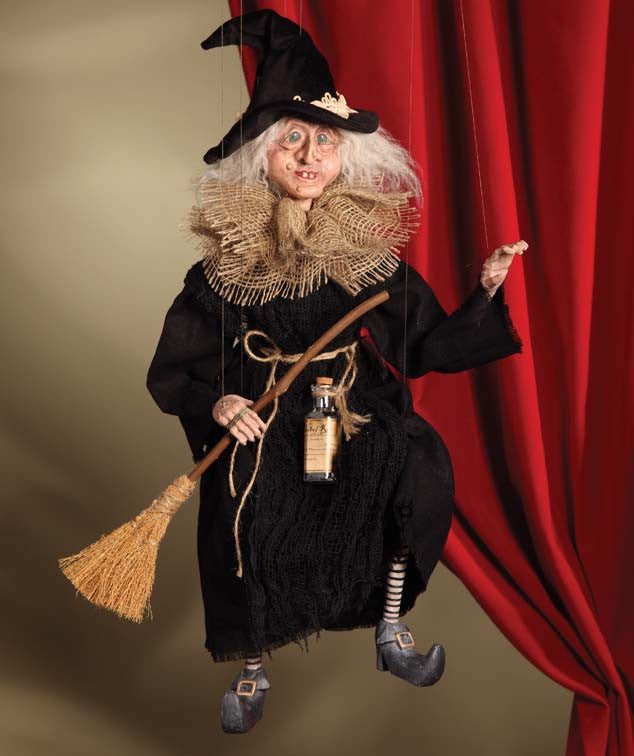 Old Witch Marionette