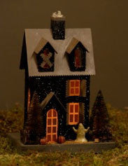 Glitter Haunted Historic House Lantern