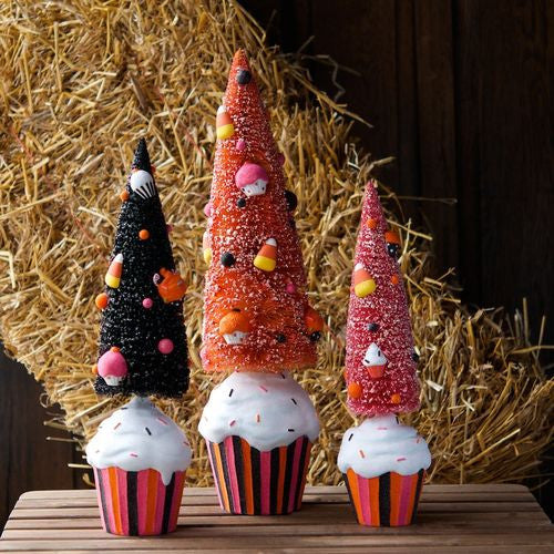 Halloween Candy Cupcake Trees
