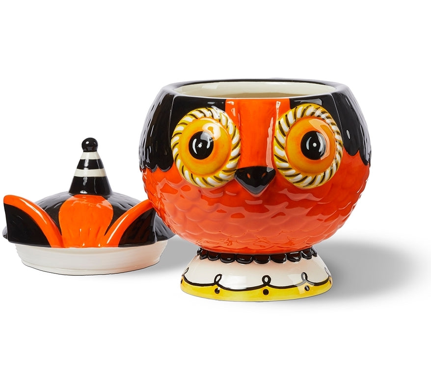 Johanna Parker Halloween Owl Cookie Jar