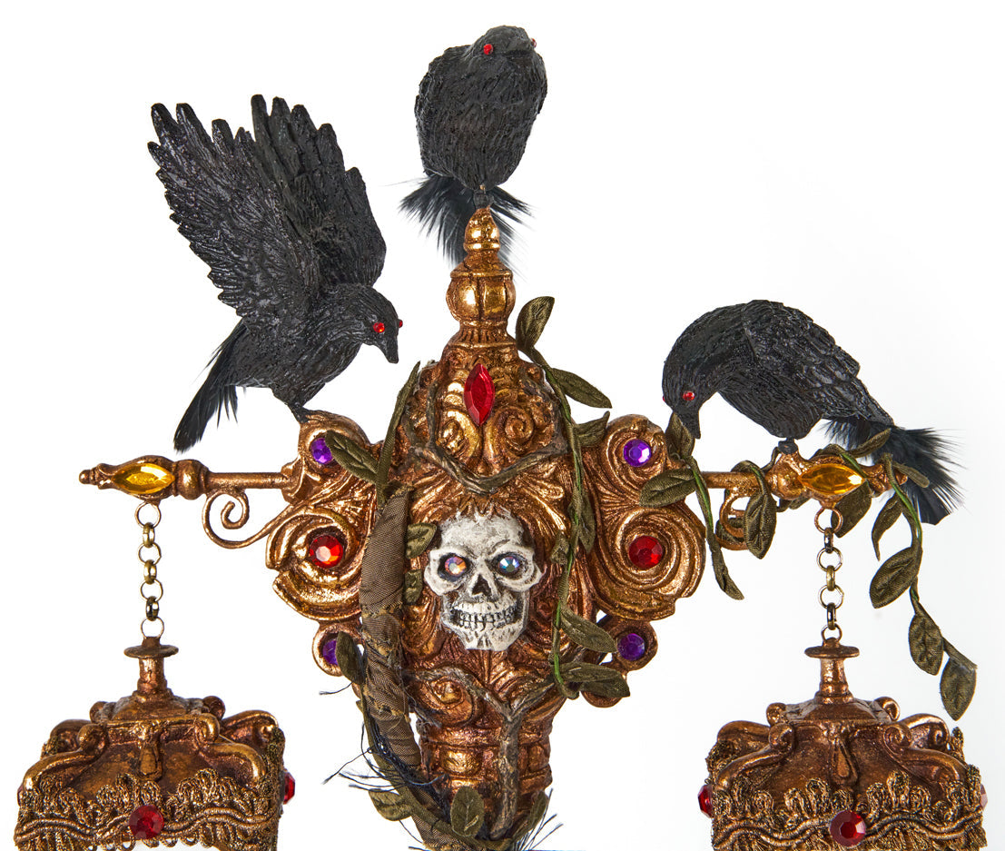 Katherine's Collection Gone Batty Lantern with Crows