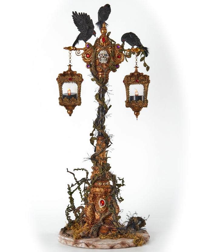 Katherine's Collection Gone Batty Lantern with Crows