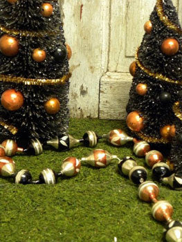 Halloween Glass Bauble Garland