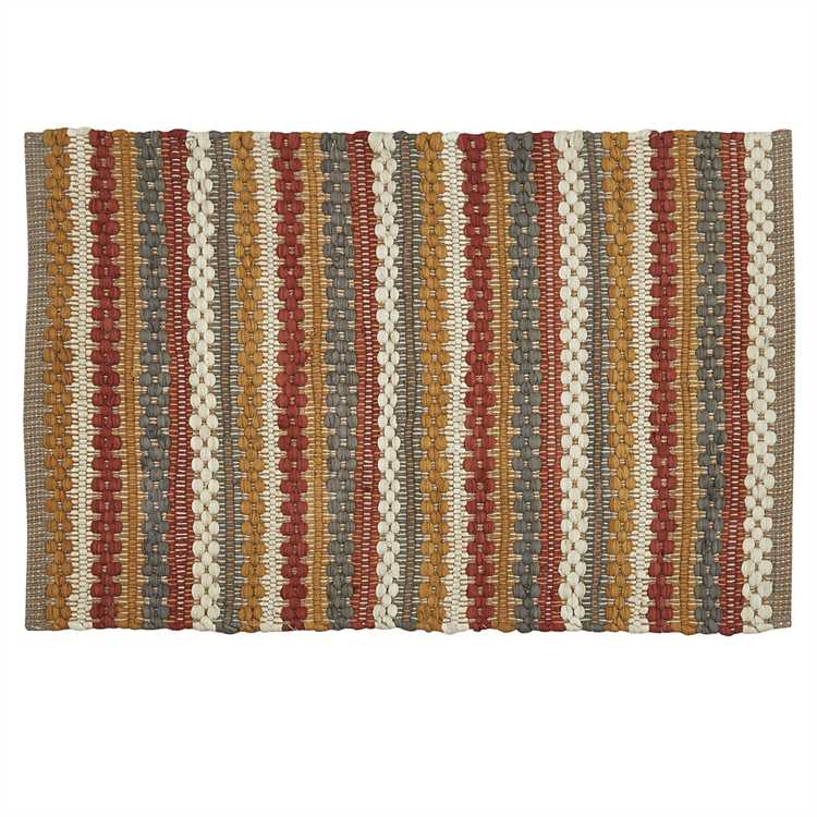 Pumpkin Spice Rag Rug
