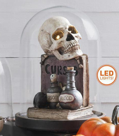 Spooky Skull Cloche
