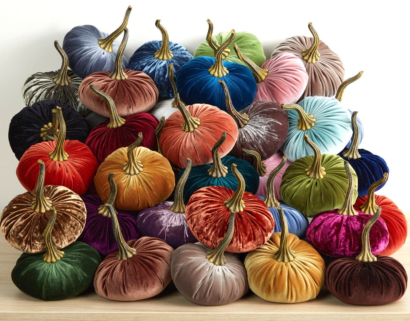 "Velvet Pumpkin, Emerald"