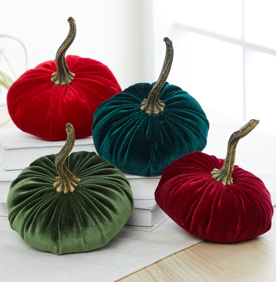 "Velvet Pumpkin, Olive Green"