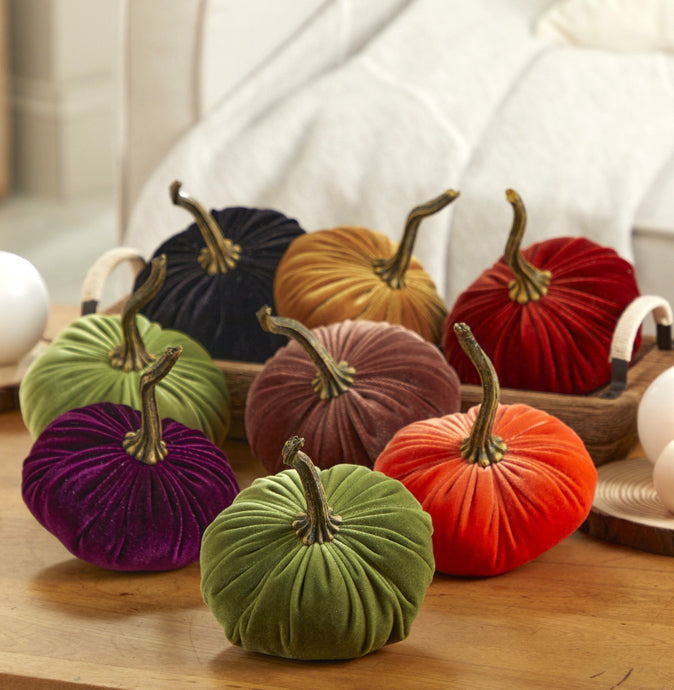 "Velvet Pumpkin, Emerald"