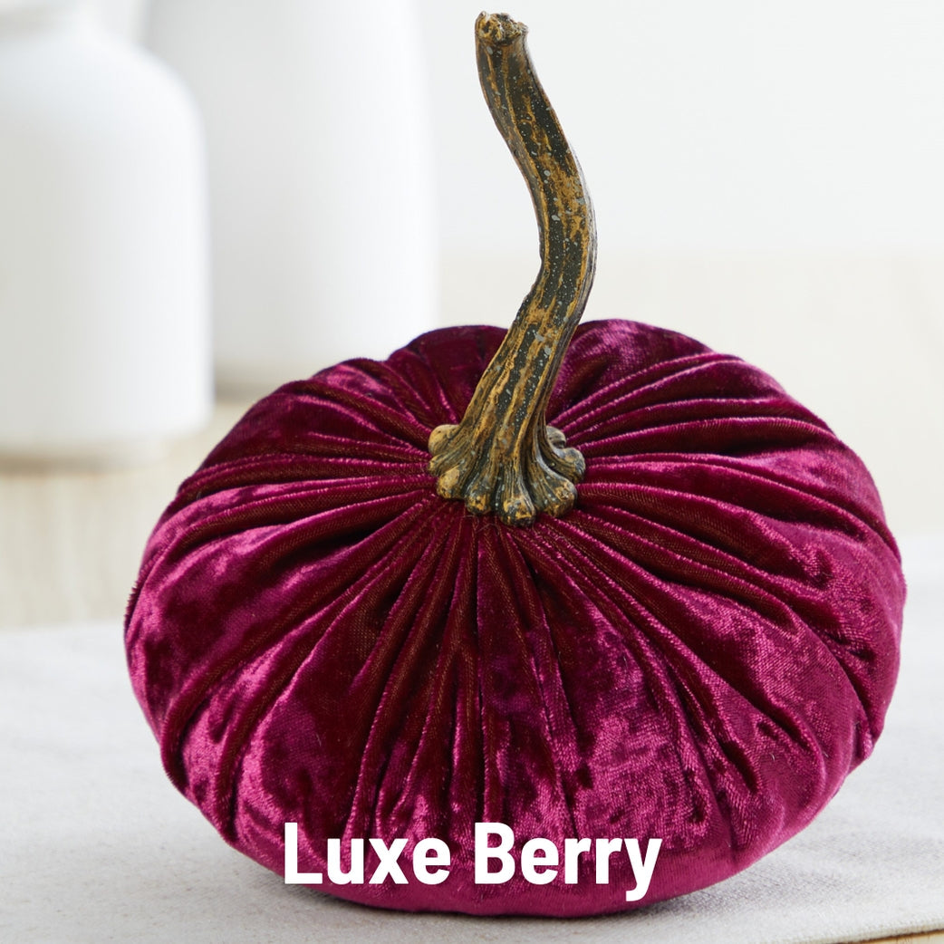 "Velvet Pumpkin, Luxe Berry Pink"